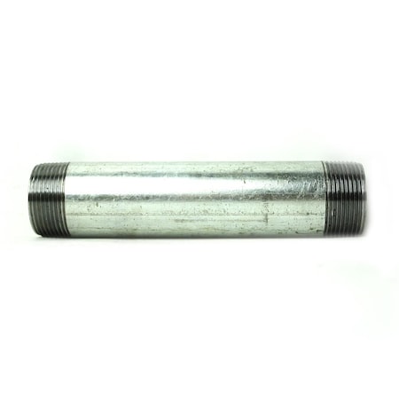 1-1/4 Inch X 10 Inch Galvanized Steel Nipple